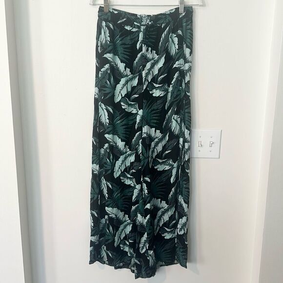 Onia Side Slit Tropical Print Resortwear Pants S - Picture 1 of 8